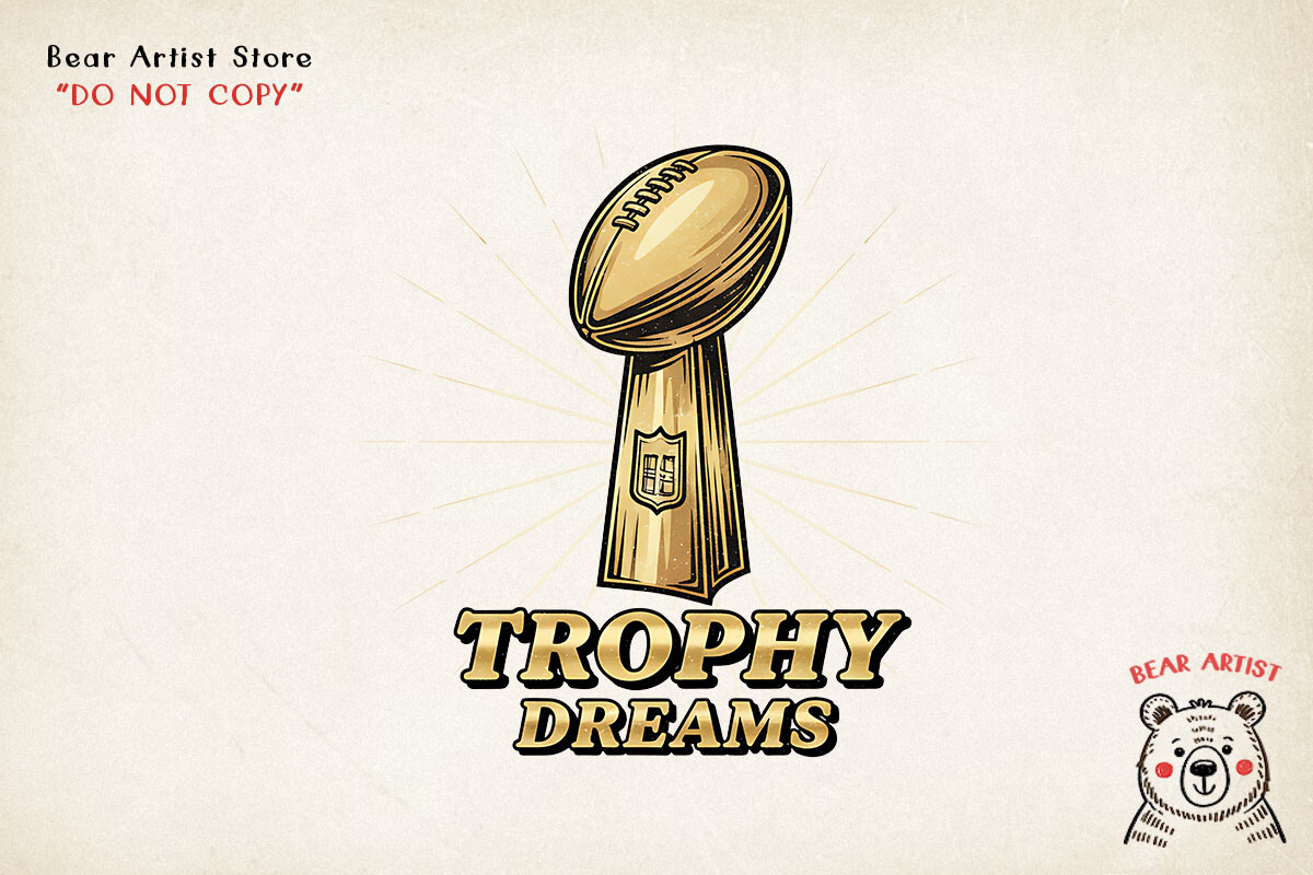 Classic Pigskin, Retro Football PNG