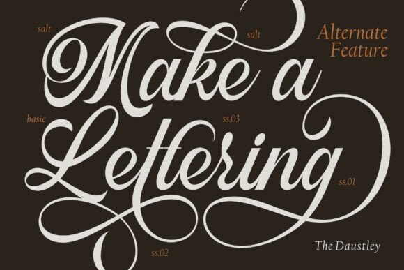 Daustley Font - Preview 6