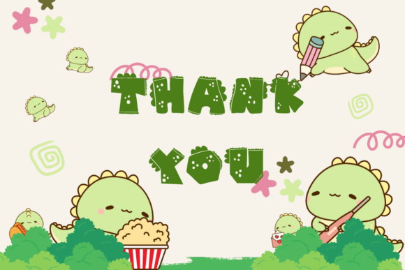 Dinosaur Font - Preview 4