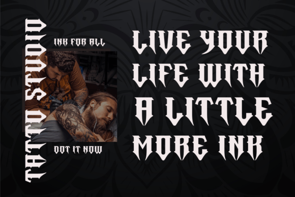 Duskfang Font - Preview 3