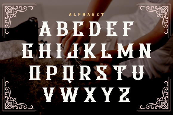 Fabric Tailor Font PNG with transparent background - Preview 3