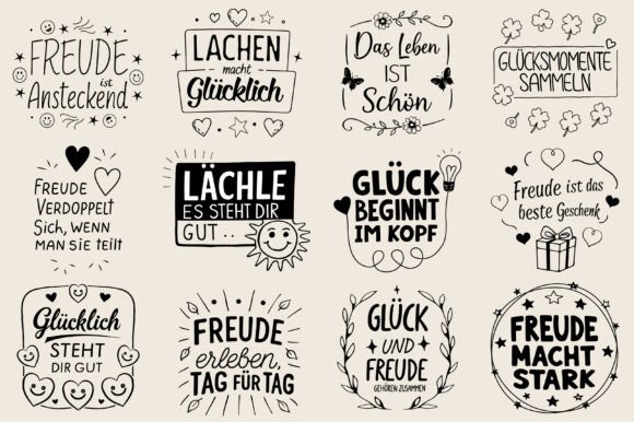 German Joy Sayings Plotter File