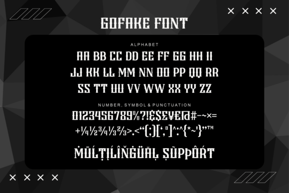 Gofake Font - Preview 4