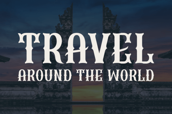 Gothic Fiction Font PNG with transparent background - Preview 3