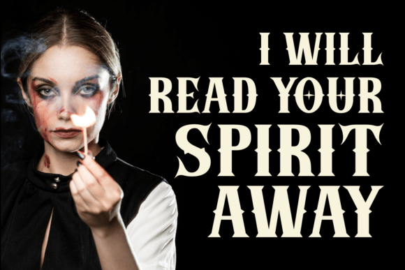 Grave Night Font PNG with transparent background - Preview 1