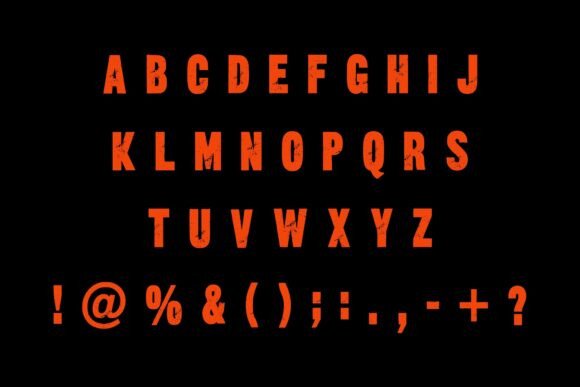 Grunge Project Font - Preview 5