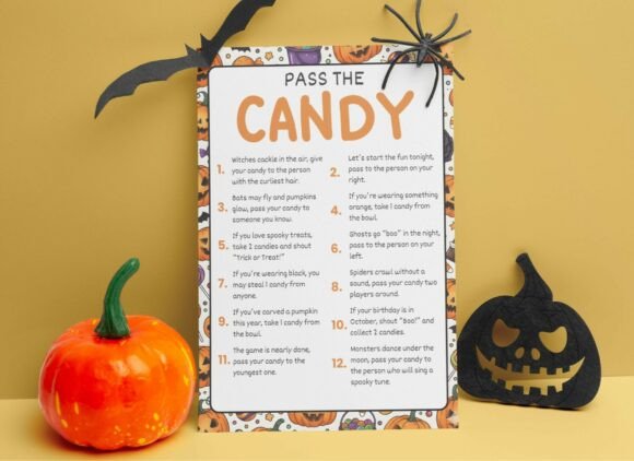 Halloween Pass the Candy Game