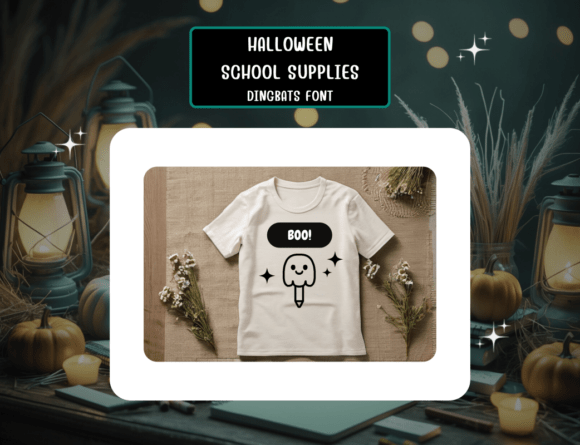 Halloweenschoolsupplies Regular Font - Preview 5