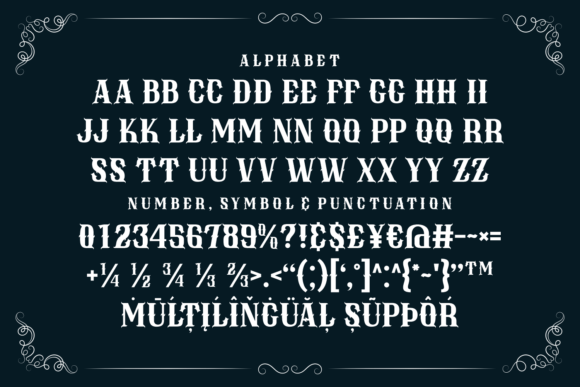 Inhuman Monster Font PNG with transparent background - Preview 3