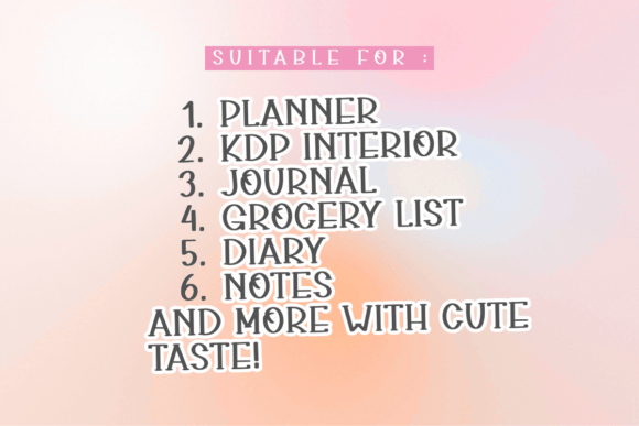 Lemon Papaya Font PNG with transparent background - Preview 3
