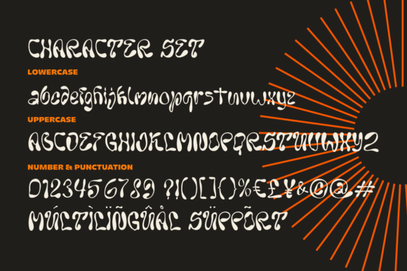 Liquid Wave Font PNG with transparent background - Preview 4