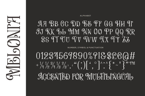 Melonia Font PNG with transparent background - Preview 3