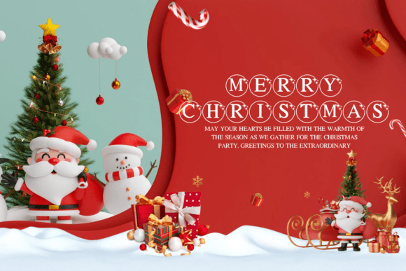 Merry Luxe Font PNG with transparent background - Preview 1