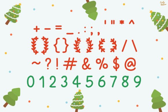 Pinemoji Font PNG with transparent background - Preview 2