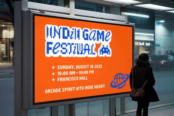 Ransom Pixel Font PNG with transparent background - Preview 1