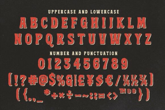Rocket Thunder Font PNG with transparent background - Preview 1