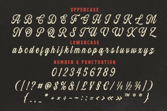 Rocket Thunder Font PNG with transparent background - Preview 2