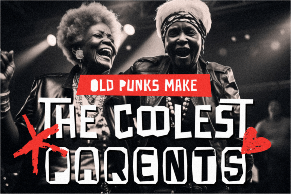 Roost Punk Font PNG with transparent background - Preview 1