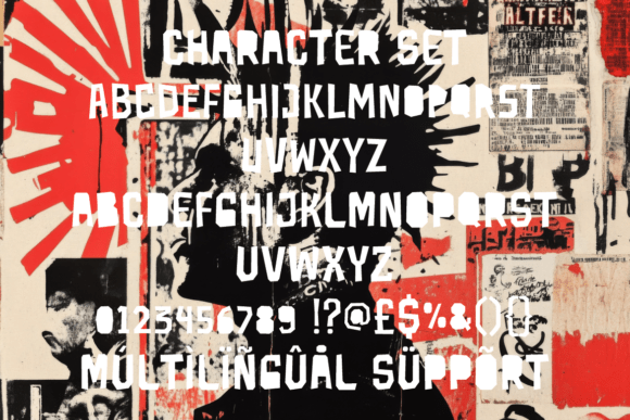 Roost Punk Font PNG with transparent background - Preview 4
