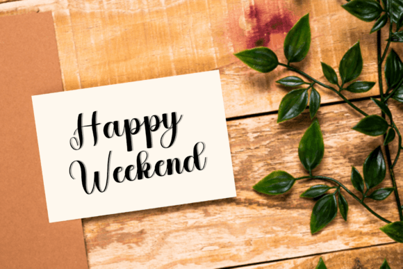 Satuday Holiday Font PNG with transparent background - Preview 4
