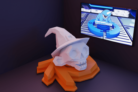 Witch Cat Pumpkin Cookie 3D Model - Halloween Decor STL - Image 14