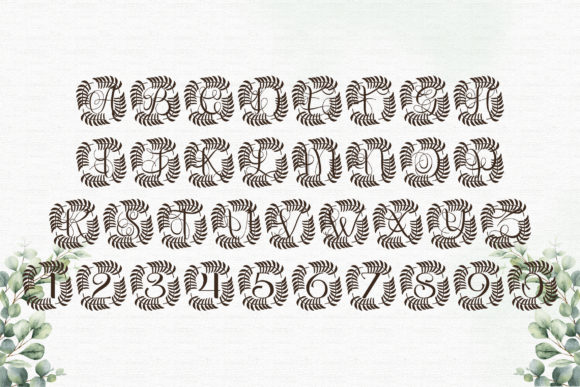 Aristova Monogram Font - Preview 3
