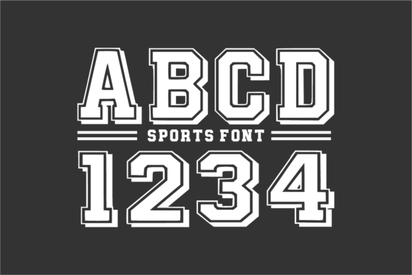 Athletic Jersey Font - Preview 3