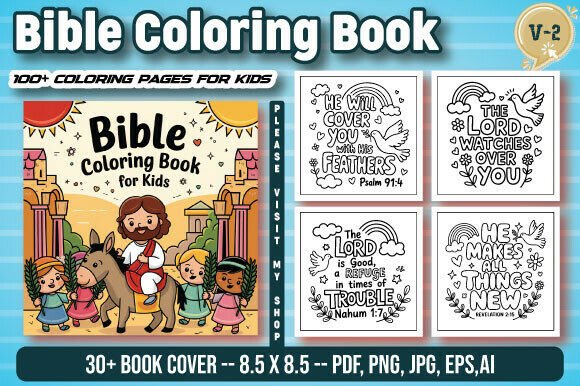 Bible Coloring Book for Kids