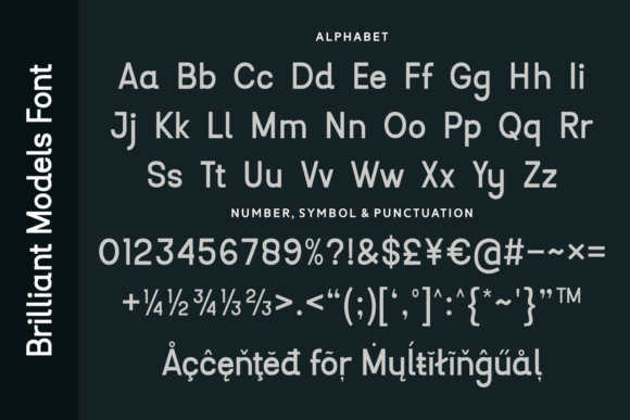 Brilliant Models Font - Preview 4