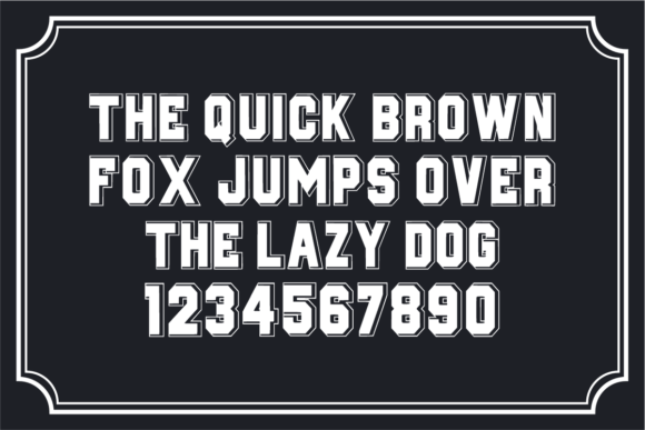 Championship Jersey Font - Preview 4