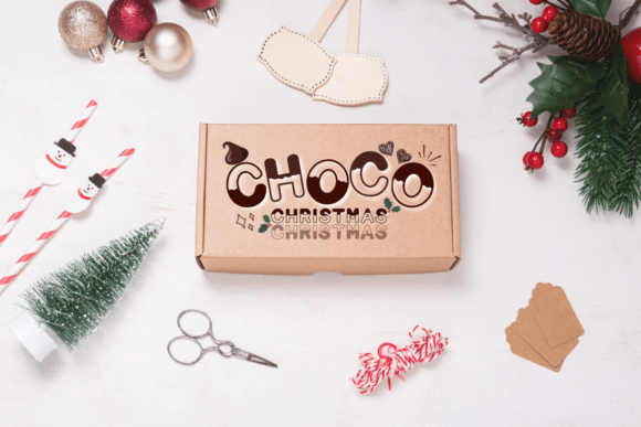 Choco Christmas Font - Preview 2
