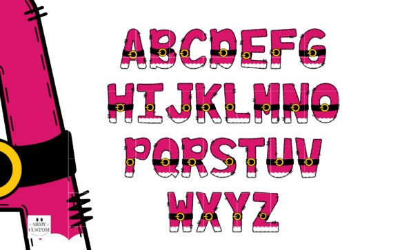 Christmas Pink Bundle Font - Preview 4
