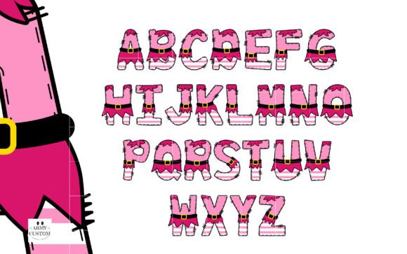Christmas Pink Bundle Font - Preview 6