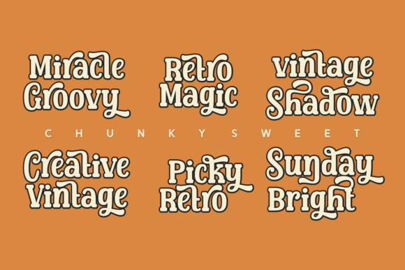 Chunky Sweet Font - Preview 1