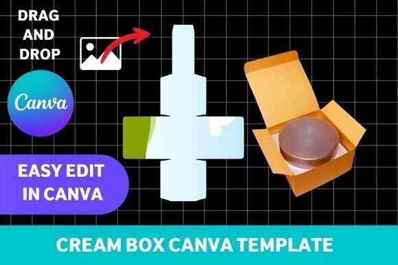 Cream Box Template Canva