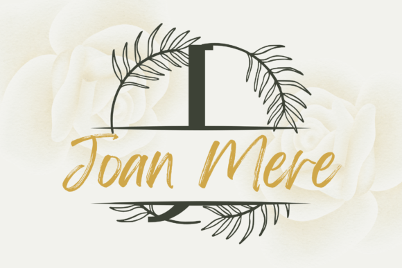 Crestelle Split Monogram Font - Preview 1