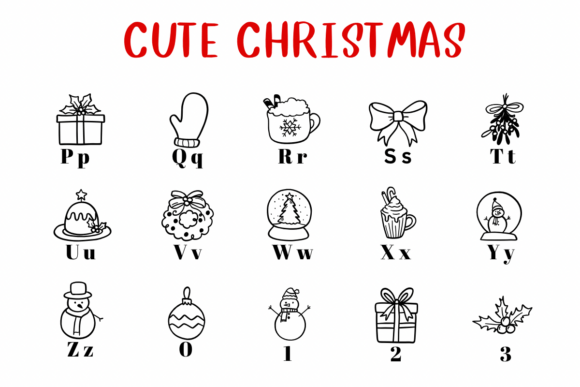 Cute Christmas Font - Preview 2