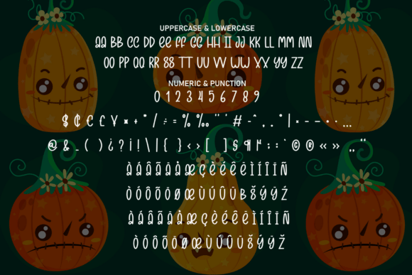 Cute Pumpkin Font - Preview 6