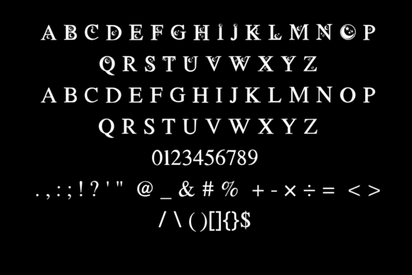 Divine Moon Font - Preview 1