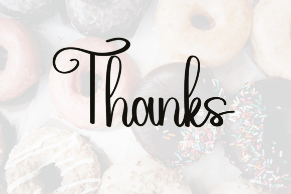 Donuts Font - Preview 3