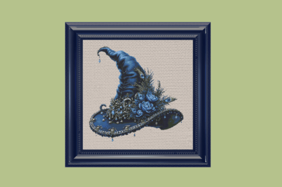 Enchanted Sapphire Witch Hat