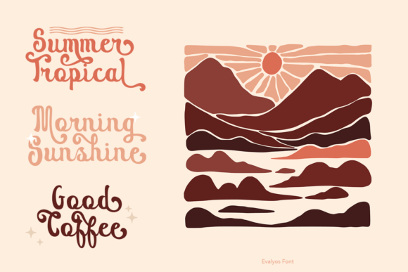 Evalyos Font - Preview 1