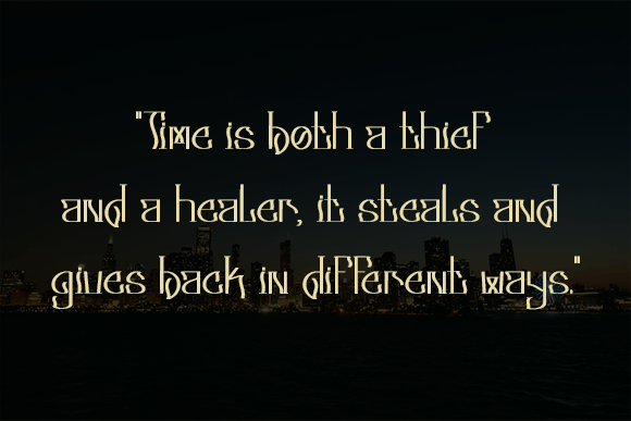 Fractura Font PNG with transparent background - Preview 5