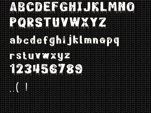 Halloween Font - Preview 1