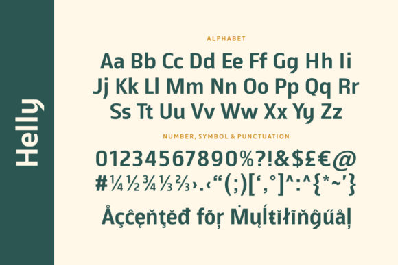 Helly Font - Preview 3