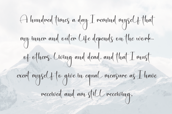 Holiday Font - Preview 5