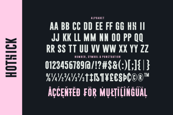 Hothick Font - Preview 4