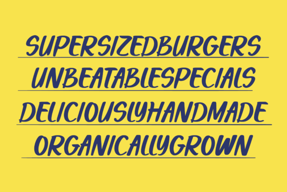 Hustlepen Font - Preview 4