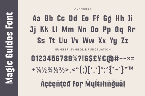 Magic Guides Font PNG with transparent background - Preview 4