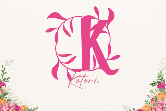 Monarque Monogram Font PNG with transparent background - Preview 1